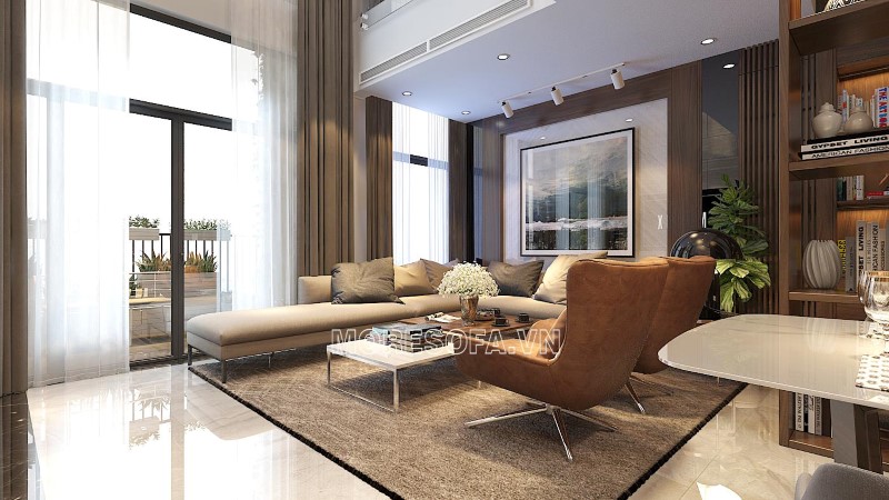 Bộ bàn ghế sofa góc phòng khách